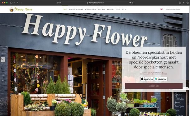 Happy Flower Website